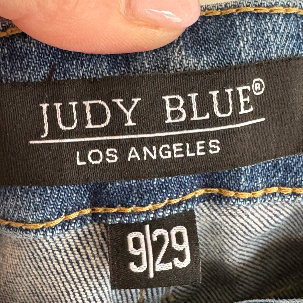 Judy Blue Distressed boyfriend fit Jeans women’s size 9/29 - Picture 7 of 7
